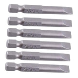 Maxbell 6 Pieces Slotted Tip Screwdrivers Bits Repair Tools Parts Portable Precision SL6