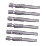 Maxbell 6 Pieces Slotted Tip Screwdrivers Bits Repair Tools Parts Portable Precision 5