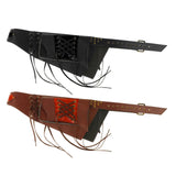 Maxbell Steampunk Waist Bag Pouch Fanny Pack Costume for Fancy Dress Medieval Party Black