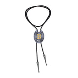 Maxbell Bolo Tie Necklace Letter Pendant Chain Casual for Hoodies Anniversary suits B