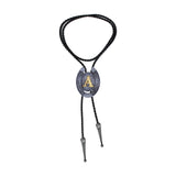 Maxbell Bolo Tie Necklace Letter Pendant Chain Casual for Hoodies Anniversary suits A