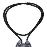 Maxbell Bolo Tie Necklace Letter Pendant Chain Casual for Hoodies Anniversary suits A