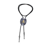 Maxbell Bolo Tie Necklace Letter Pendant Chain Casual for Hoodies Anniversary suits A