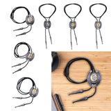 Maxbell Bolo Tie Necklace Letter Pendant Chain Casual for Hoodies Anniversary suits A