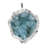 Maxbell Stone Pendants Necklace Accessories for Gift Anniversary Girlfriend Blue