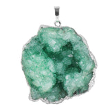 Maxbell Stone Pendants Necklace Accessories for Gift Anniversary Girlfriend Green