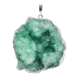 Maxbell Stone Pendants Necklace Accessories for Gift Anniversary Girlfriend Green