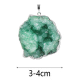 Maxbell Stone Pendants Necklace Accessories for Gift Anniversary Girlfriend Green