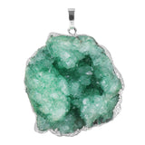 Maxbell Stone Pendants Necklace Accessories for Gift Anniversary Girlfriend Green