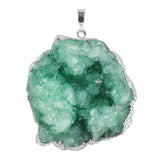 Maxbell Stone Pendants Necklace Accessories for Gift Anniversary Girlfriend Green