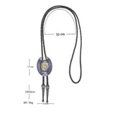 Maxbell Bolo Tie Necklace Letter Pendant Chain Casual for Hoodies Anniversary suits F