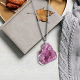 Maxbell Stone Pendants Necklace Accessories for Gift Anniversary Girlfriend Red