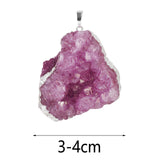 Maxbell Stone Pendants Necklace Accessories for Gift Anniversary Girlfriend Red