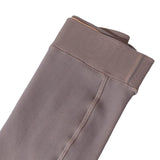 Maxbell Womens Winter Fleece Lined Tights Plus Size Leggings Thermal Pants Seamless Gray