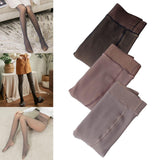 Maxbell Womens Winter Fleece Lined Tights Plus Size Leggings Thermal Pants Seamless Gray
