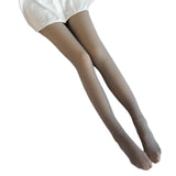 Maxbell Womens Winter Fleece Tights Fake Translucent Pantyhose Thickened Stockings