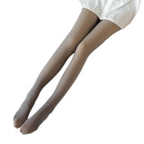 Maxbell Womens Winter Fleece Tights Fake Translucent Pantyhose Thickened Stockings