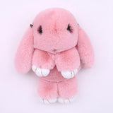 Maxbell Women Girls Plush Shoulder Bag Japanese Stuffed Animal Zipper Kids Gift light pink