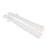 Maxbell Bridal Gloves Women Long Elbow Gloves for Wedding Evening Party Fancy Dress