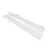 Maxbell Bridal Gloves Women Long Elbow Gloves for Wedding Evening Party Fancy Dress