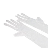 Maxbell Bridal Gloves Women Long Elbow Gloves for Wedding Evening Party Fancy Dress