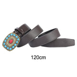 Maxbell Western Belt Waistband Casual Jeans Pants Belt Clothes Accessories Coffee