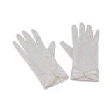 Maxbell Wrist Length Gloves Bride Dress Gloves Short Satin Gloves 2x for Concert