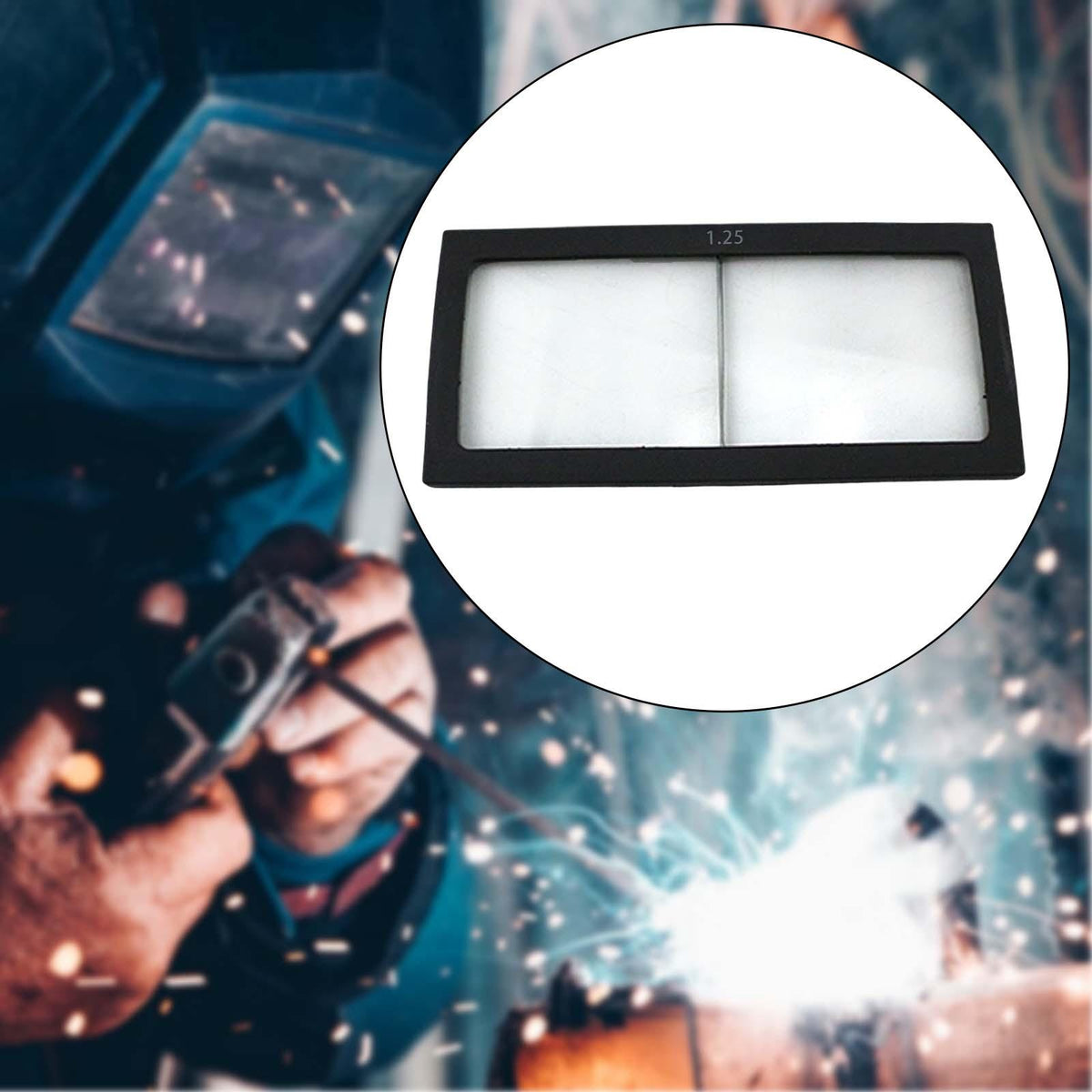 Maxbell Welding Lens Glass Accessories Parts Replacement Eye Protecting Durable 1.25
