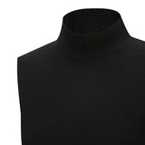 Maxbell Fake Collar Turtleneck Removable Winter Soft High Neck for Blouse Shirt black