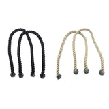 Maxbell Bag Rope Handle DIY Making Handmade Short Strap Replacement Purse Straps Khaki