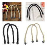 Maxbell Bag Rope Handle DIY Making Handmade Short Strap Replacement Purse Straps Khaki