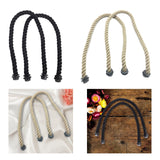 Maxbell Bag Rope Handle DIY Making Handmade Short Strap Replacement Purse Straps Khaki