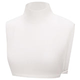 Maxbell Fake Collar Turtleneck Removable Winter Soft High Neck for Blouse Shirt white