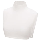 Maxbell Fake Collar Turtleneck Removable Winter Soft High Neck for Blouse Shirt white