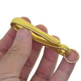 Maxbell 6Pcs Japanese Fish Hook Keychain Belt Clip Purse Wallet Holder Key mix color