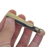 Maxbell 6Pcs Japanese Fish Hook Keychain Belt Clip Purse Wallet Holder Key mix color
