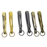 Maxbell 6Pcs Japanese Fish Hook Keychain Belt Clip Purse Wallet Holder Key mix color