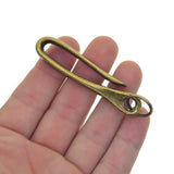 Maxbell 6Pcs Japanese Fish Hook Keychain Belt Clip Purse Wallet Holder Key mix color
