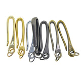 Maxbell 6Pcs Japanese Fish Hook Keychain Belt Clip Purse Wallet Holder Key mix color