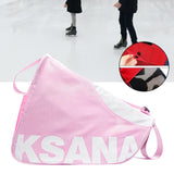 Maxbell Skating Bag Ice Skating Shoulder Strap Adjustable Outdoor Roller Pink