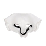 Maxbell Lifelike Dog Head Mask Lightweight Animal Half Mask Halloween Party Supplies