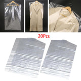 Maxbell 20x Garment Bags Dustproof Sweaters T Shirts Hanging Clothes Dust Covers 60cmx90cm