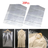 Maxbell 20x Garment Bags Dustproof Sweaters T Shirts Hanging Clothes Dust Covers 60cmx90cm