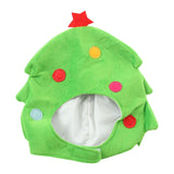 Maxbell Christmas Tree Plush Hat Winter for Christmas Celebrations Cosplay Costume Style C