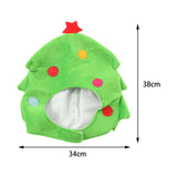 Maxbell Christmas Tree Plush Hat Winter for Christmas Celebrations Cosplay Costume Style C