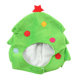 Maxbell Christmas Tree Plush Hat Winter for Christmas Celebrations Cosplay Costume Style C