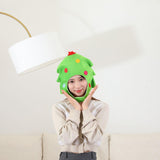 Maxbell Christmas Tree Plush Hat Winter for Christmas Celebrations Cosplay Costume Style C