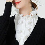 Maxbell Detachable Collar Fashion Half Shirt Collar for Clothing Accessories T Shirt