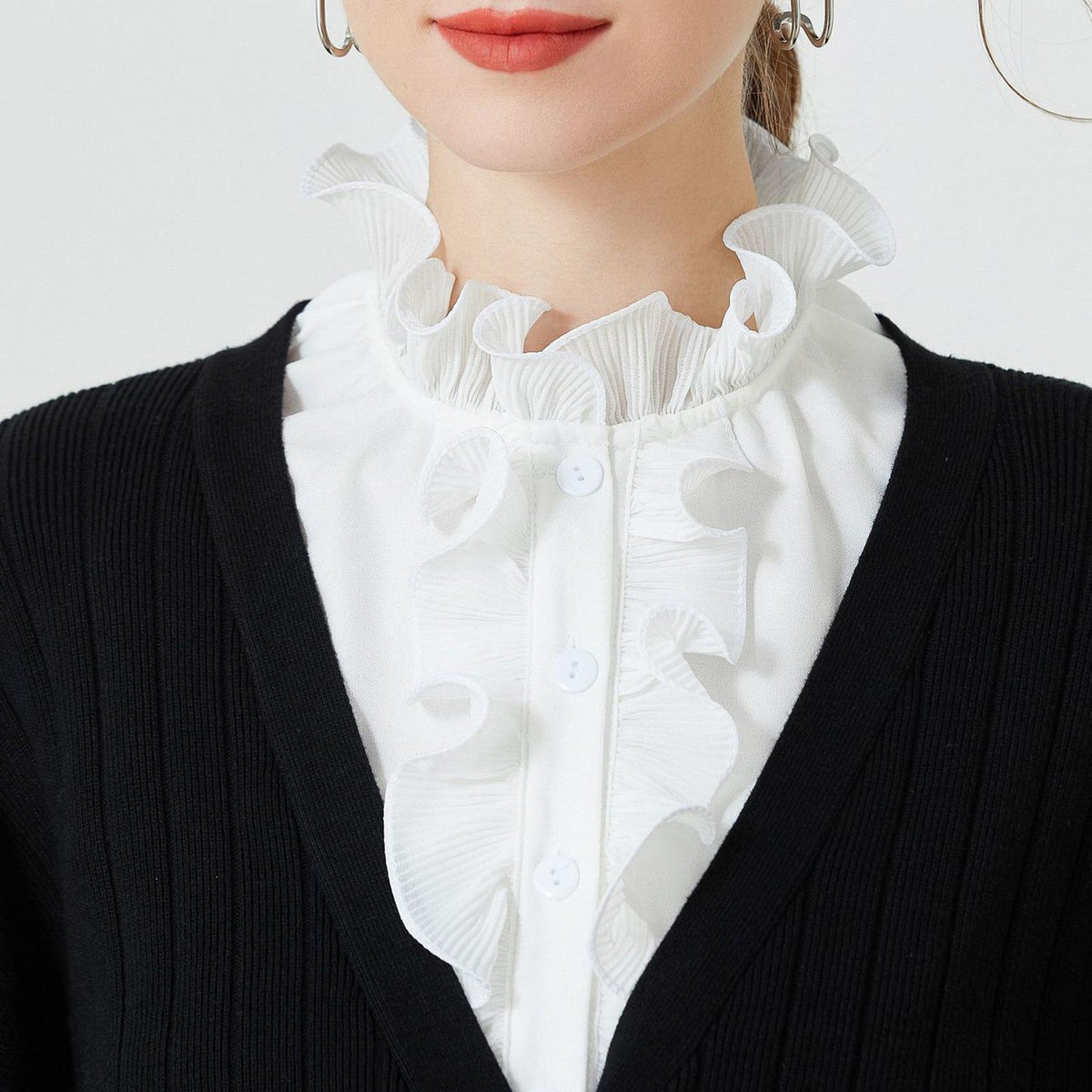 Maxbell Detachable Collar Fashion Half Shirt Collar for Clothing Accessories T Shirt