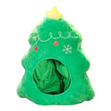 Maxbell Christmas Tree Plush Hat Winter for Christmas Celebrations Cosplay Costume Style B